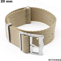 Acquistare Bracciale per smartwatch intrecciato 20 mm Nylon Withings Beige