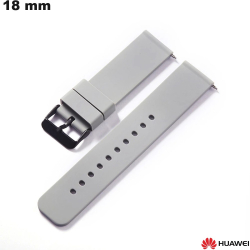 Bracelet montre 18mm Gris Silicone Huawei