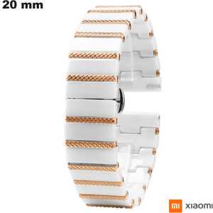 Koop Xiaomi Horloge Armband Keramisch Wit 20 mm Koop Xiaomi Horloge Armband Keramisch Wit 20 mm