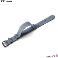 Bracelet Nylon Gris smartwatch 22 mm Amazfit