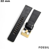 Vendita Bracciale Nero Fossil in Vera Pelle 22mm per Orologio
