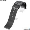 Vendita Bracciale Garmin 18 mm Acciaio Inox Nero smartwatch Tendenza
