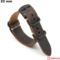 Bracciale Marron orologio connesso in pelle vera di qualità 22