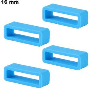4 Passants Silicone 16mm Bleu de bracelet | Frais de Port 3,99€ 4 Passants Silicone 16mm Bleu de bracelet | Frais de Port 3,99€