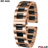 Bracelete Polar Céramique Dourado rosa de relógio 22mm barato