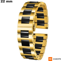 Bracelete de Cerâmica 22mm Xiaomi Dourado relógio inteligente barato