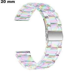 Armband für Uhr Transparent Kunststoff 20 mm günstig Armband für Uhr Transparent Kunststoff 20 mm günstig