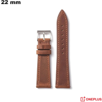Braccialetto OnePlus in vera pelle 22 mm Marrone smartwatch di qualità
