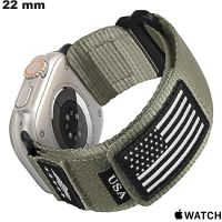 Venda de Bracelete Cinza para Apple Watch 22 mm Tecido Scratch