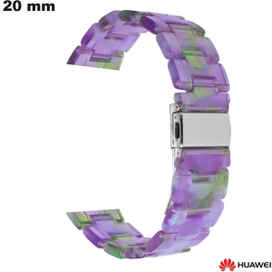 Bracciale Viola 20mm Resina di orologio Huawei # Spedizione Gratuita