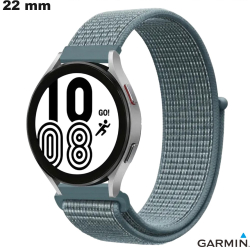 Bracelet montre Bleu Nylon 22 mm Garmin