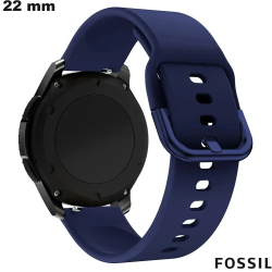 Bracelet Bleu Caoutchouc Fossil sport