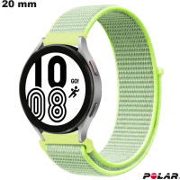 Bracelet de montre Polar Nylon Vert 20mm