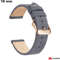 Braccialetto smartwatch 18 mm Grigio Pelle vera Huawei di qualità