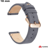 Braccialetto smartwatch 18 mm Grigio Pelle vera Huawei di qualità