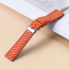 Pulseira 18mm Cuir verdadeiro Laranja Withings de relógio barato
