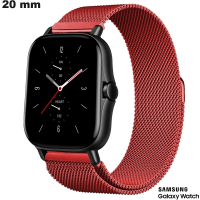 Venda de Bracelete Samsung Confortável 20mm para Relógio Conectado Vermelho