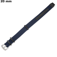 Bracelet Nylon bleu de montre 20 mm \ Livraison Rapide