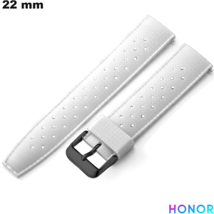 Bracciale in Caucciù Bianco 22mm orologio Honor Casual economico