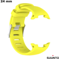 Bracelete Suunto de Silicone 24 mm para smartwatch Amarelo de qualidade