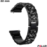 Venta de pulsera de acero inoxidable de 22 mm negra para reloj Polar
