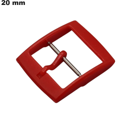 20 mm Red PVC Watch Strap Buckle Cheap
