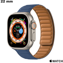 Blauwe Siliconen Armband voor Apple Watch 22 mm