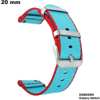 Pulsera de 20 mm Azul Nylon para reloj Samsung: Envío Rápido