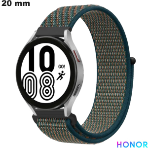 Venda de Bracelete de Nylon Verde u 20 mm para relógio inteligente Honor