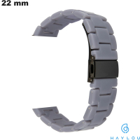 Bracelet smartwatch Haylou Gris Résine 22mm - Qualidade Premium
