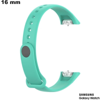 Bracciale in silicone verde da smartwatch 16 mm Samsung leggero di qualità