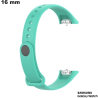 Bracelet Silicone Vert de smartwatch 16 mm Samsung Léger de qualité