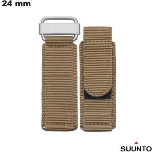 Bracciale per orologio connesso Suunto Beige Tessuto 24mm economico