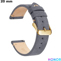 Bracciale Grigio 20 mm Pelle vera smartwatch Honor economico