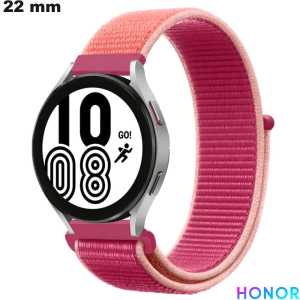 Bracelet pour montre 22mm Honor Rose Nylon Scratch de qualité