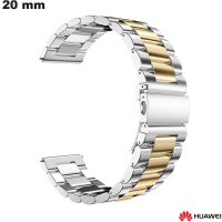 Pulseira Prata 20mm Aço Inoxidável relógio Huawei de qualidade