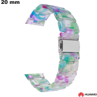 Venda de Bracelete Huawei Multicolorido de Resina de 20 mm