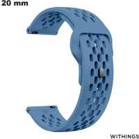 Armband Silicoon Withings Blauw 20 mm \ Verzendkosten 3,99€