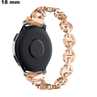 Bracelet 18mm bijou de montre Métal Doré rose \ Livraison Offerte