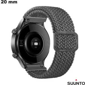 Koop Suunto Grijze smartwatch stof extensibel armband 20 mm