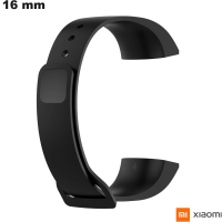 Bracciale Xiaomi in silicone per smartwatch da 16 mm Nero di alta qualità