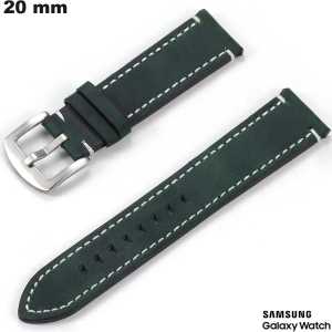 Verkoop van echte leren smartwatchband Groen