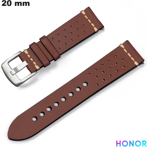 Verkauf von echtem Lederarmband für Smartwatch u 20 mm Honor