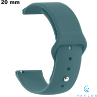 Venda de Bracelete para relógio inteligente Azul 20mm Haylou em Borracha