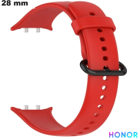 Armband 28 mm Rot für die Smartwatch Honor (Watch 5) von hoher Qualität