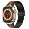 Bracelet Caoutchouc Noir 22mm montre Apple Watch premium pas cher