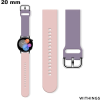Sale Rose 20mm Rubber Bracelet for Withings Watch