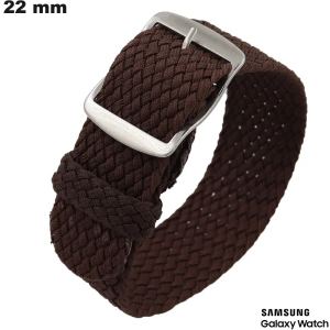 Acquistare Bracciale Samsung 22 mm Marrone per smartwatch In Tessuto