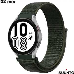 Bracelete 22 mm Suunto Tissu relógio Verde: Melhor Preço