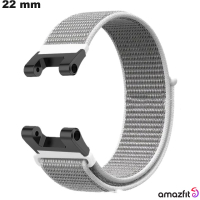 Bracciale in Nylon 22mm Bianco per orologio intelligente Amazfit di qualità